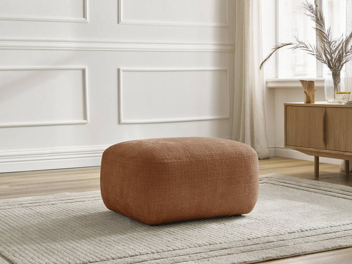 Denise - Pouffe - Textured Fabric