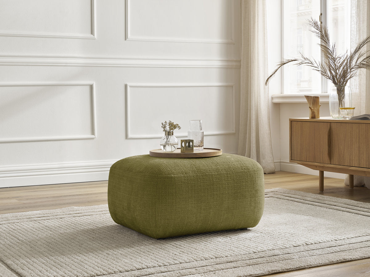 Denise - Pouffe - Textured Fabric