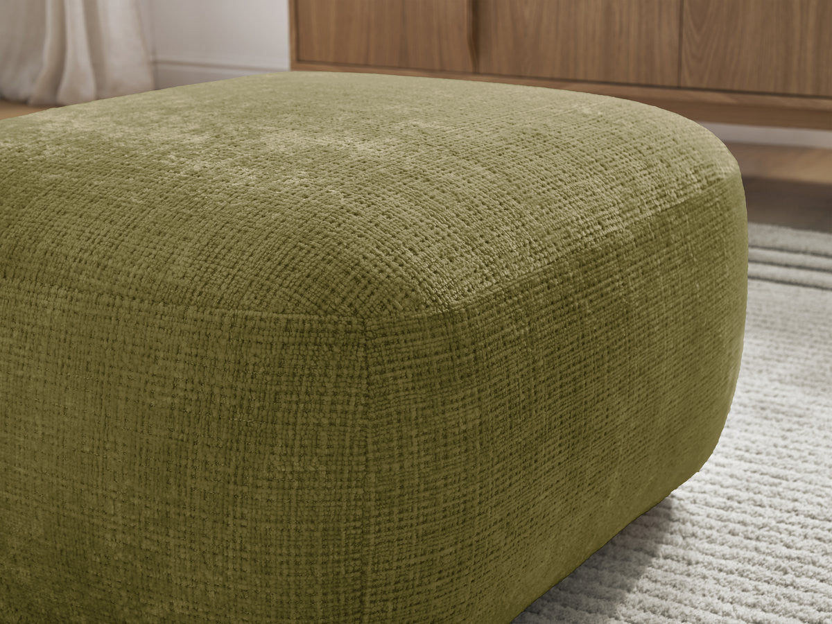 Denise - Pouffe - Textured Fabric