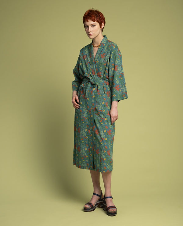 Kimono Long - Iris bayou