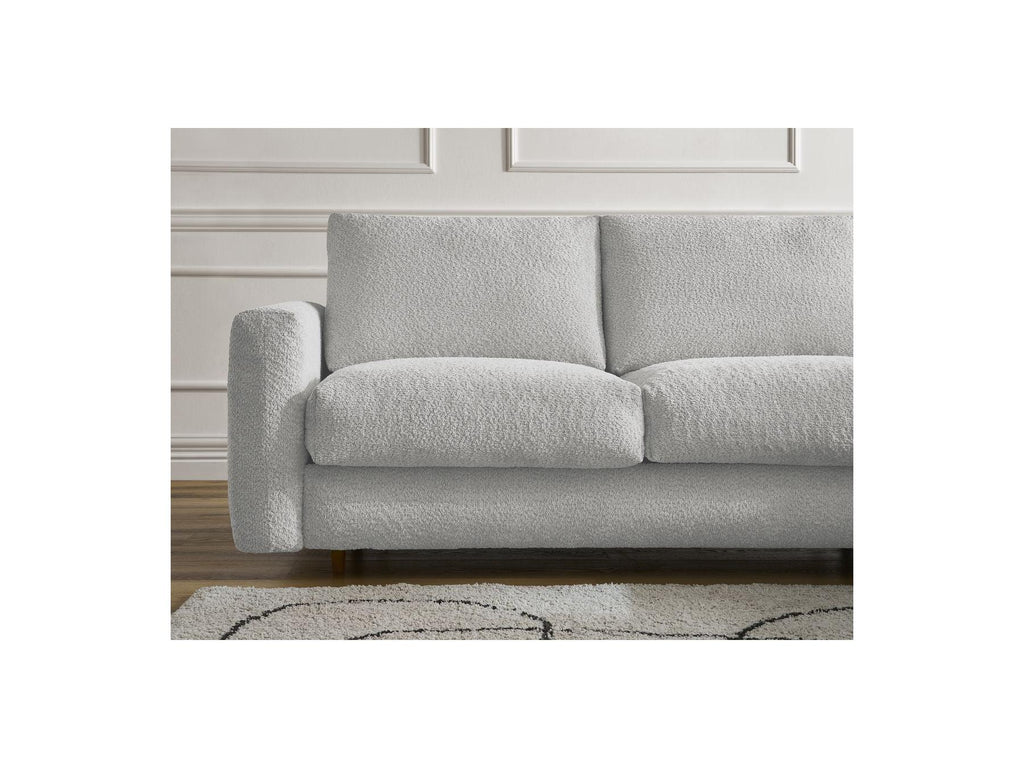 Cocoone - Sofá esquinero reversible convertible nuevo con apertura exprés - Tejido bouclé