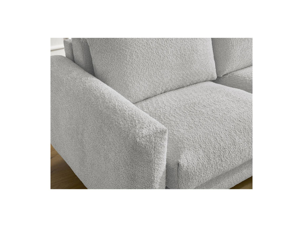 Cocoone - Sofá esquinero reversible convertible nuevo con apertura exprés - Tejido bouclé