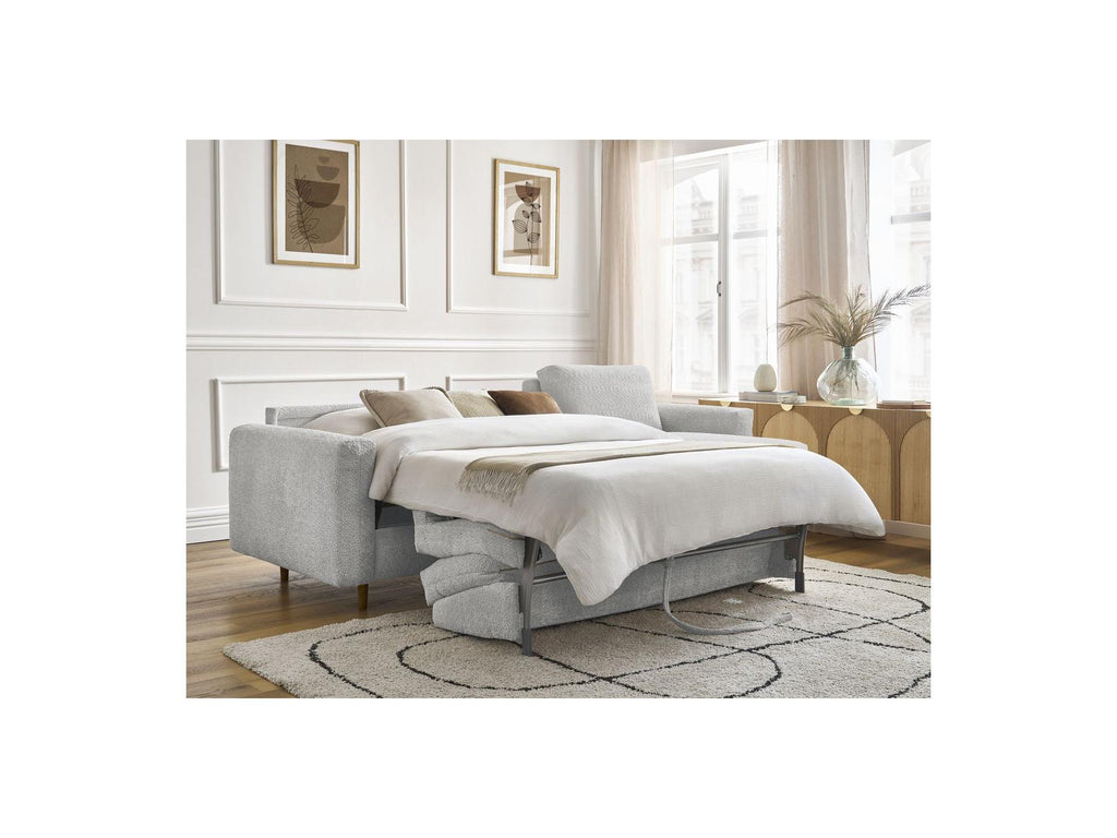 Cocoone - Sofá esquinero reversible convertible nuevo con apertura exprés - Tejido bouclé