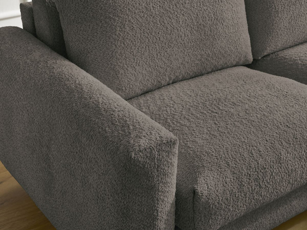 Cocoone - Sofá esquinero reversible convertible nuevo con apertura exprés - Tejido bouclé