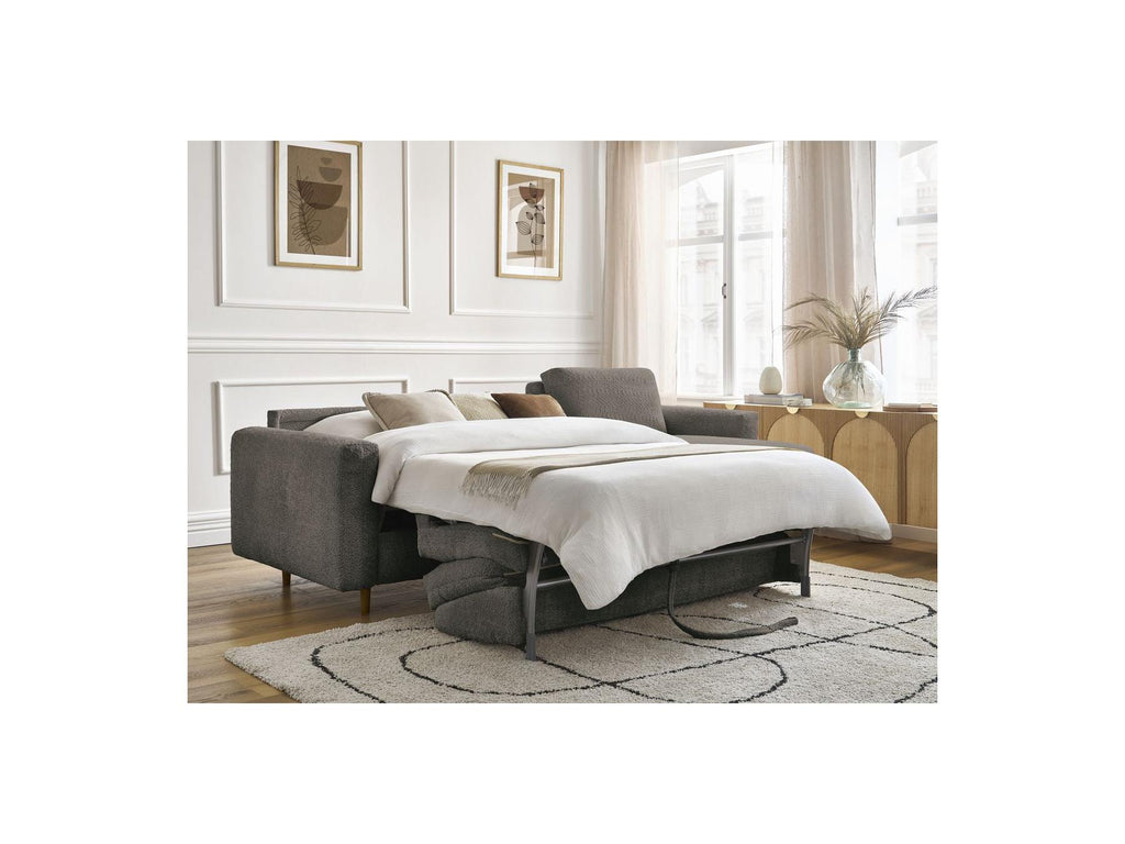Cocoone - Sofá esquinero reversible convertible nuevo con apertura exprés - Tejido bouclé