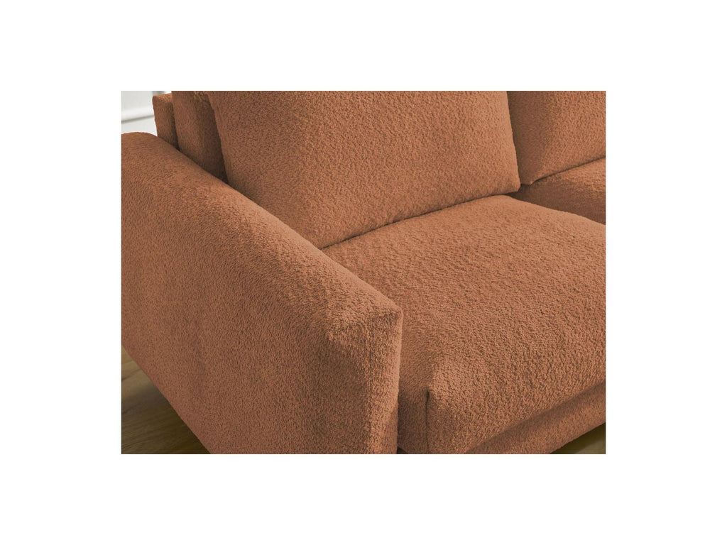 Cocoone - Sofá esquinero reversible convertible nuevo con apertura exprés - Tejido bouclé