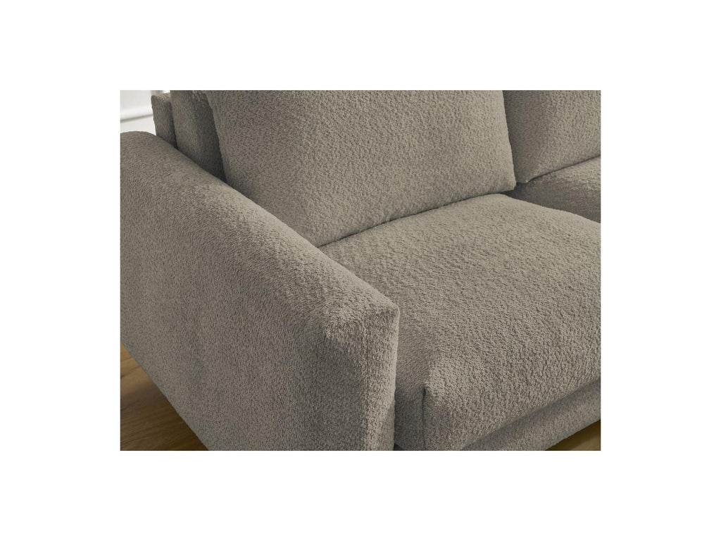 Cocoone - Sofá esquinero reversible convertible nuevo con apertura exprés - Tejido bouclé