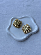 Vintage Earrings - Chunky Squares