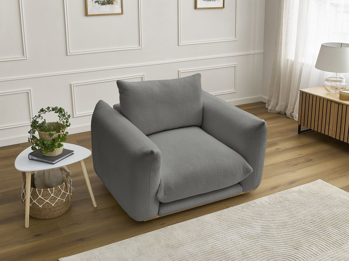 Ernest - Armchair - Bouclé Fabric