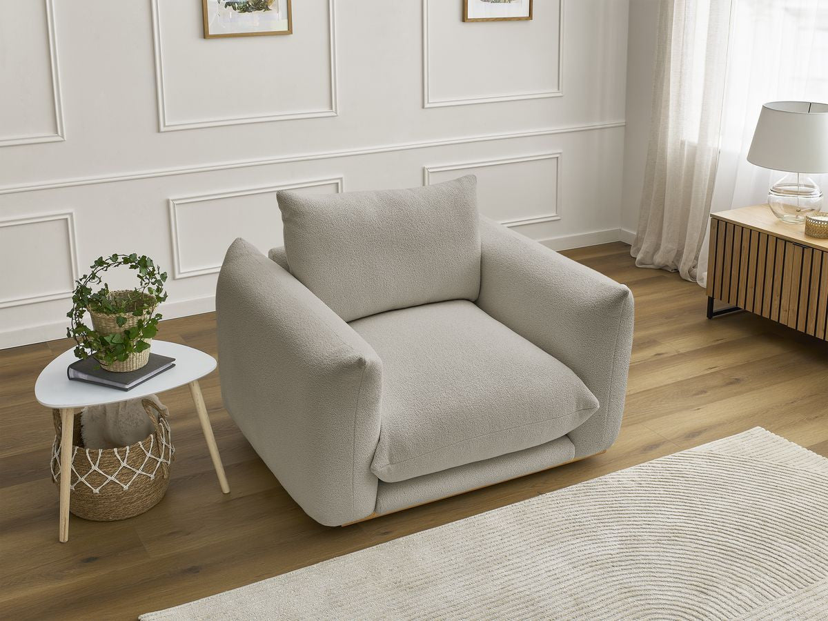 Ernest - Armchair - Bouclé Fabric