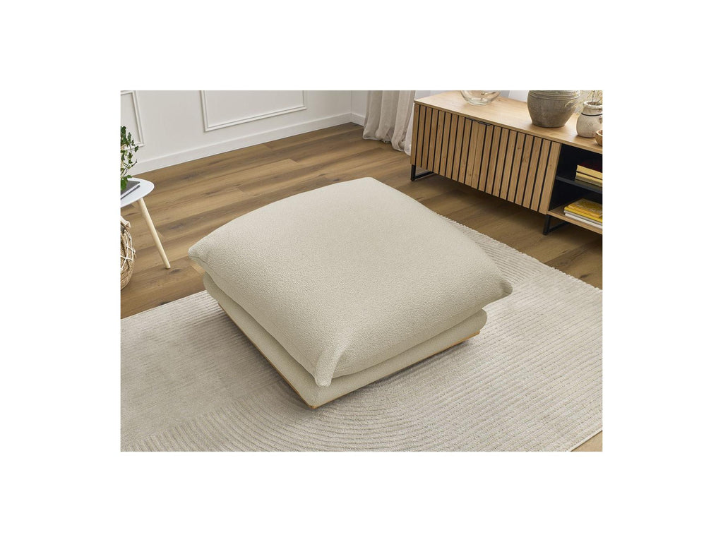 Ernest - Pouffe - Bouclé Fabric