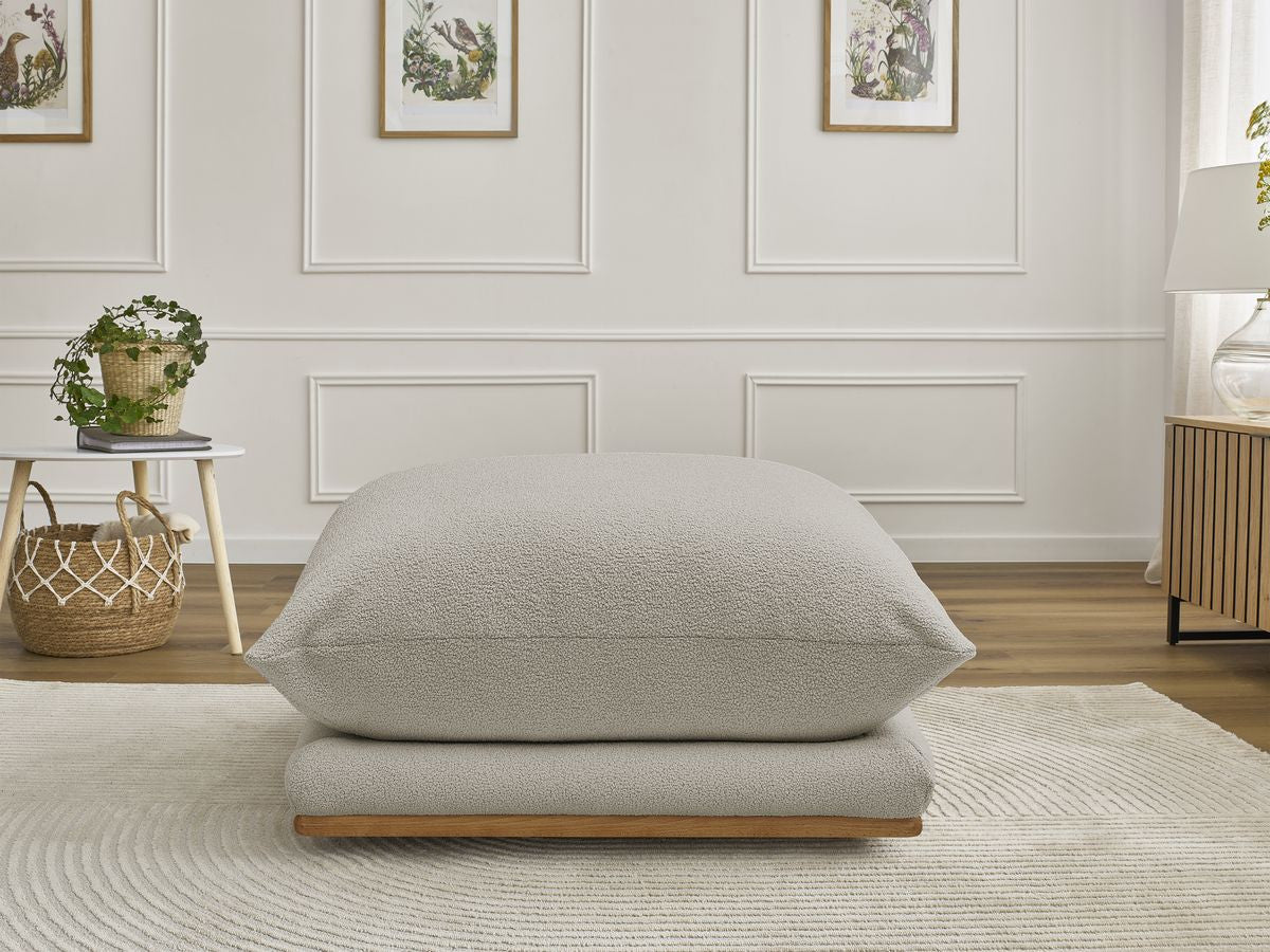 Ernest - Pouffe - Bouclé Fabric