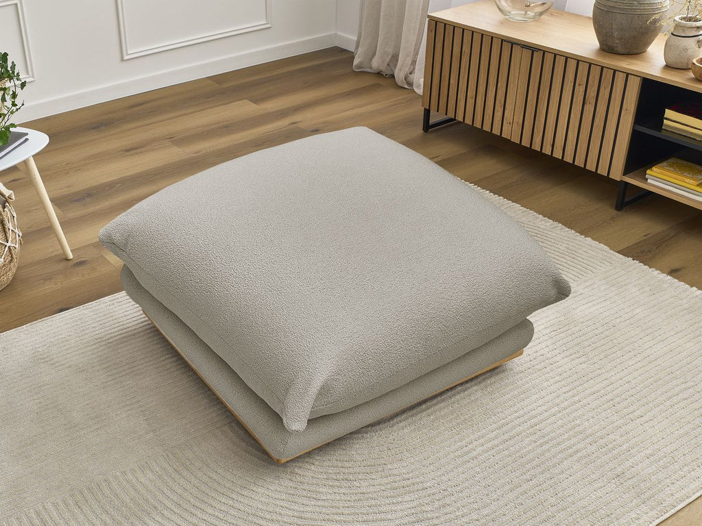 Ernest - Pouffe - Bouclé Fabric