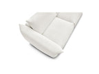 Ernest - Canapé Droit Convertible 3 Places - Tissu Bouclette