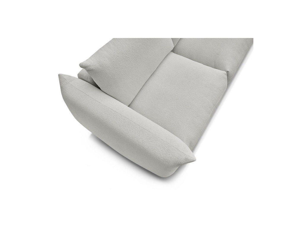 Ernest - Canapé Droit Convertible 3 Places - Tissu Bouclette