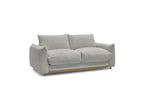 Ernest - Canapé Droit Convertible 3 Places - Tissu Bouclette