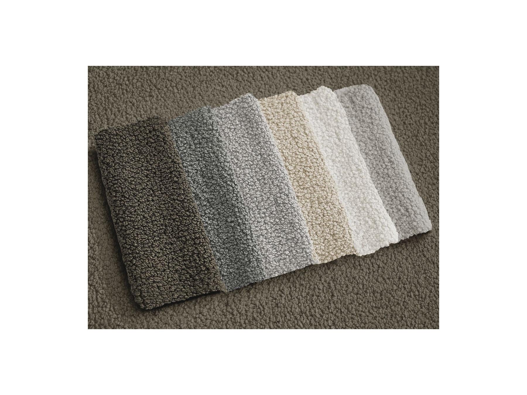 Ernest - Canapé Droit Convertible 3 Places - Tissu Bouclette