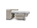 Ernest - Canapé Droit Convertible 3 Places - Tissu Bouclette