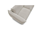 Ernest - Canapé Droit Convertible 3 Places - Tissu Bouclette
