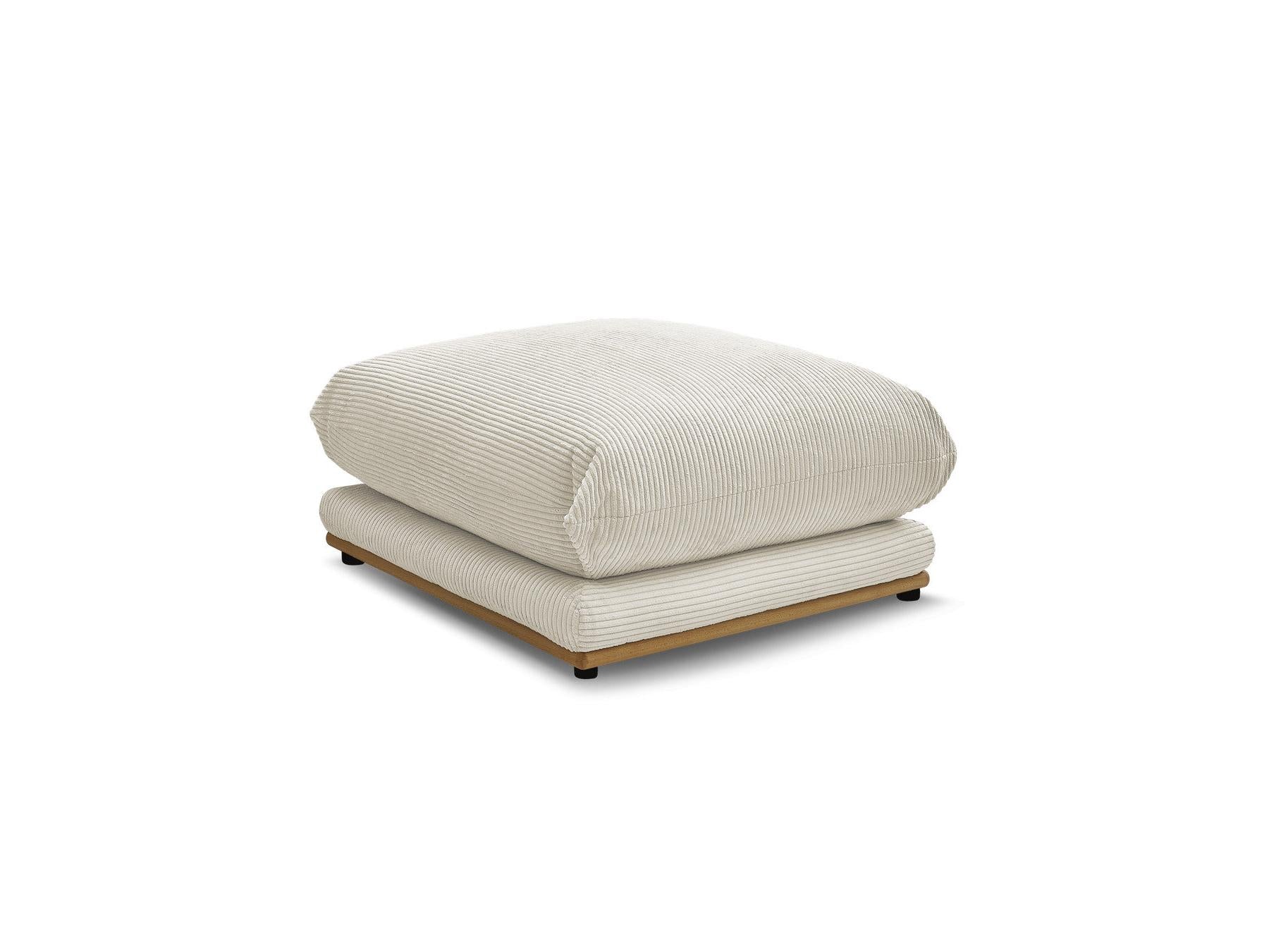 Ernest - Pouf - Tissu Velours Côtelé