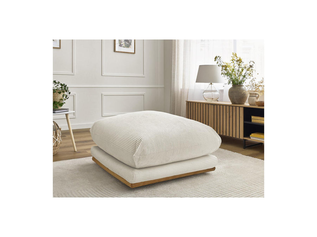 Ernest - Pouf - Tissu Velours Côtelé