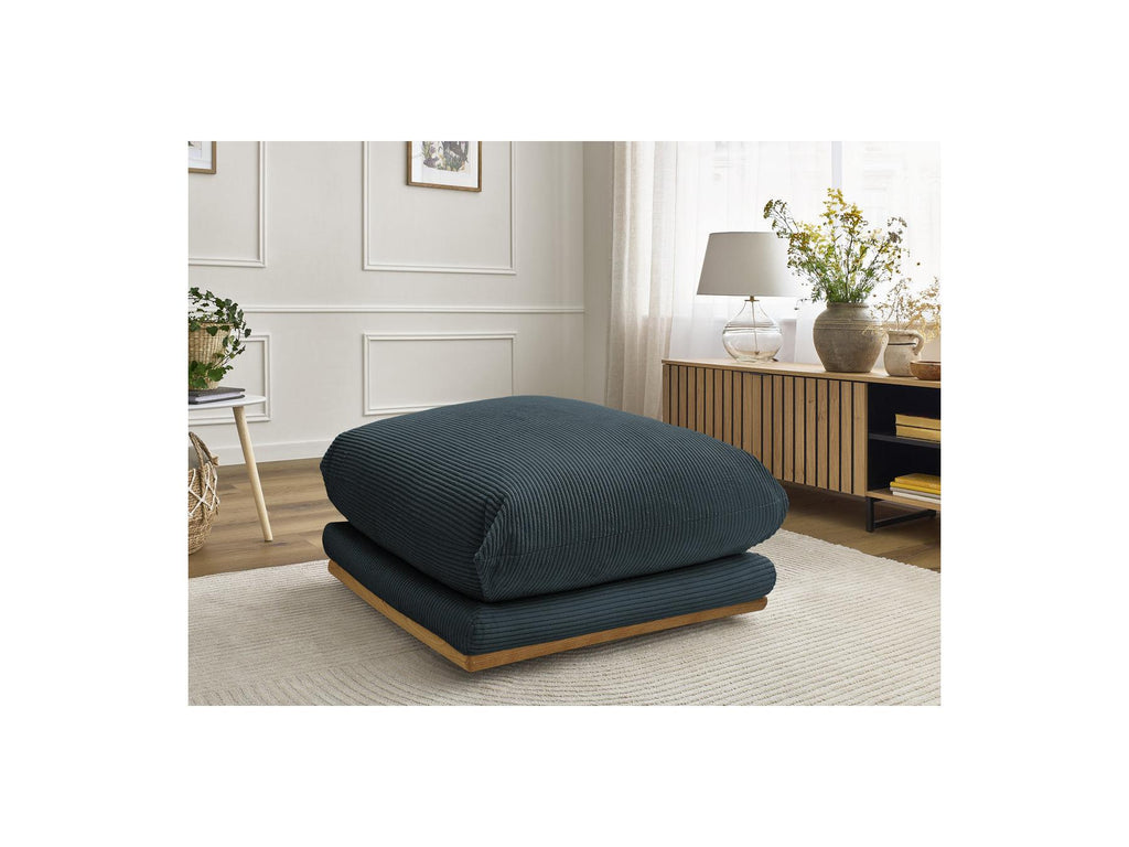 Ernest - Pouf - Tissu Velours Côtelé