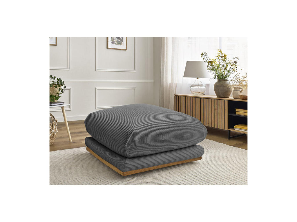 Ernest - Pouf - Tissu Velours Côtelé