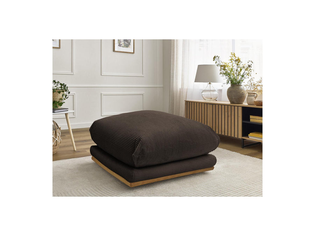 Ernest - Pouf - Tissu Velours Côtelé
