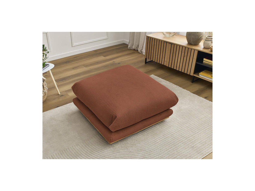 Ernest - Pouf - Tissu Velours Côtelé