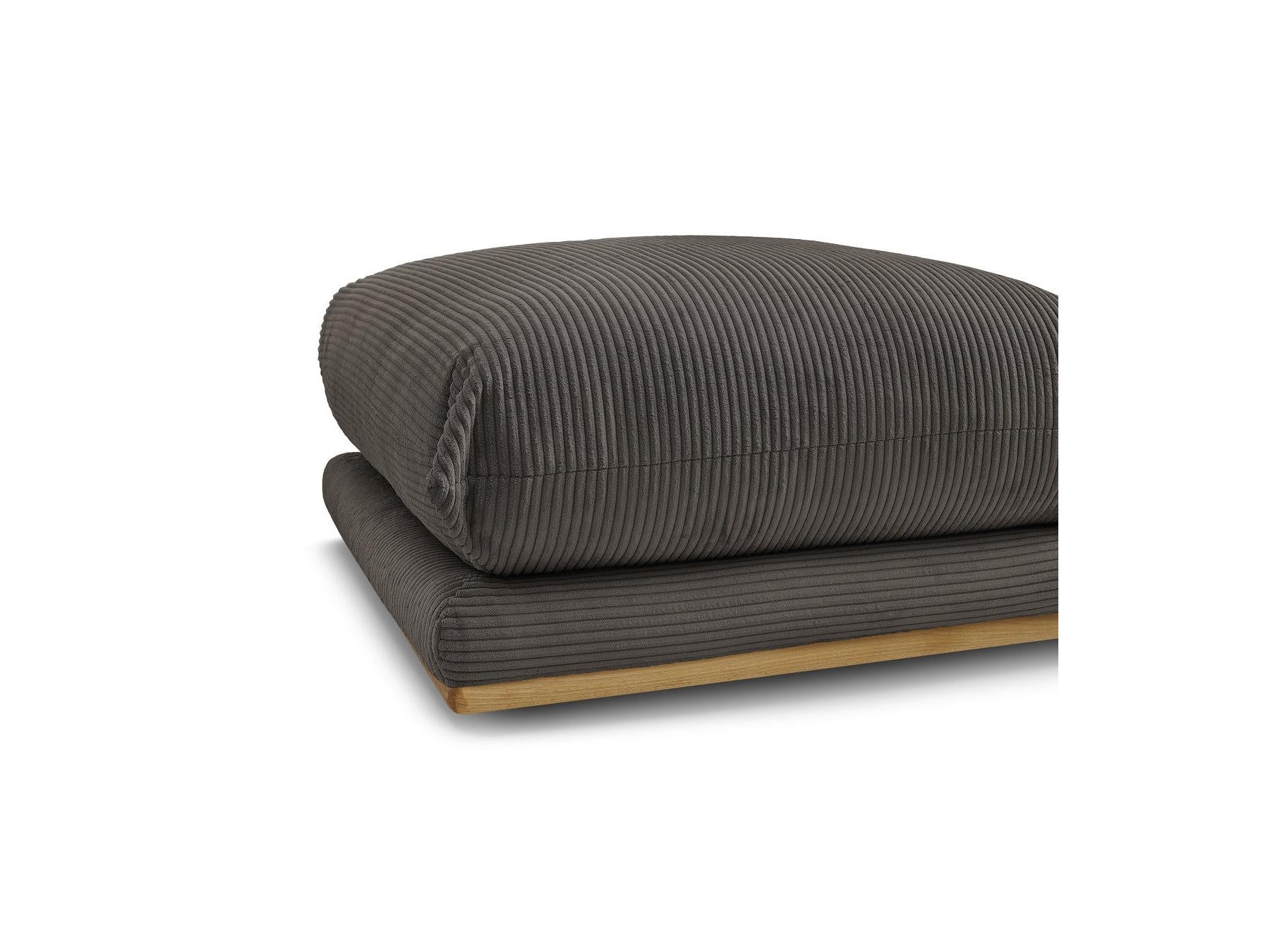 Ernest - Pouf - Tissu Velours Côtelé