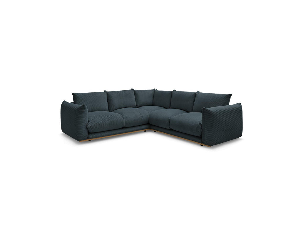 Ernest - Fixed Corner Sofa - Corduroy Fabric