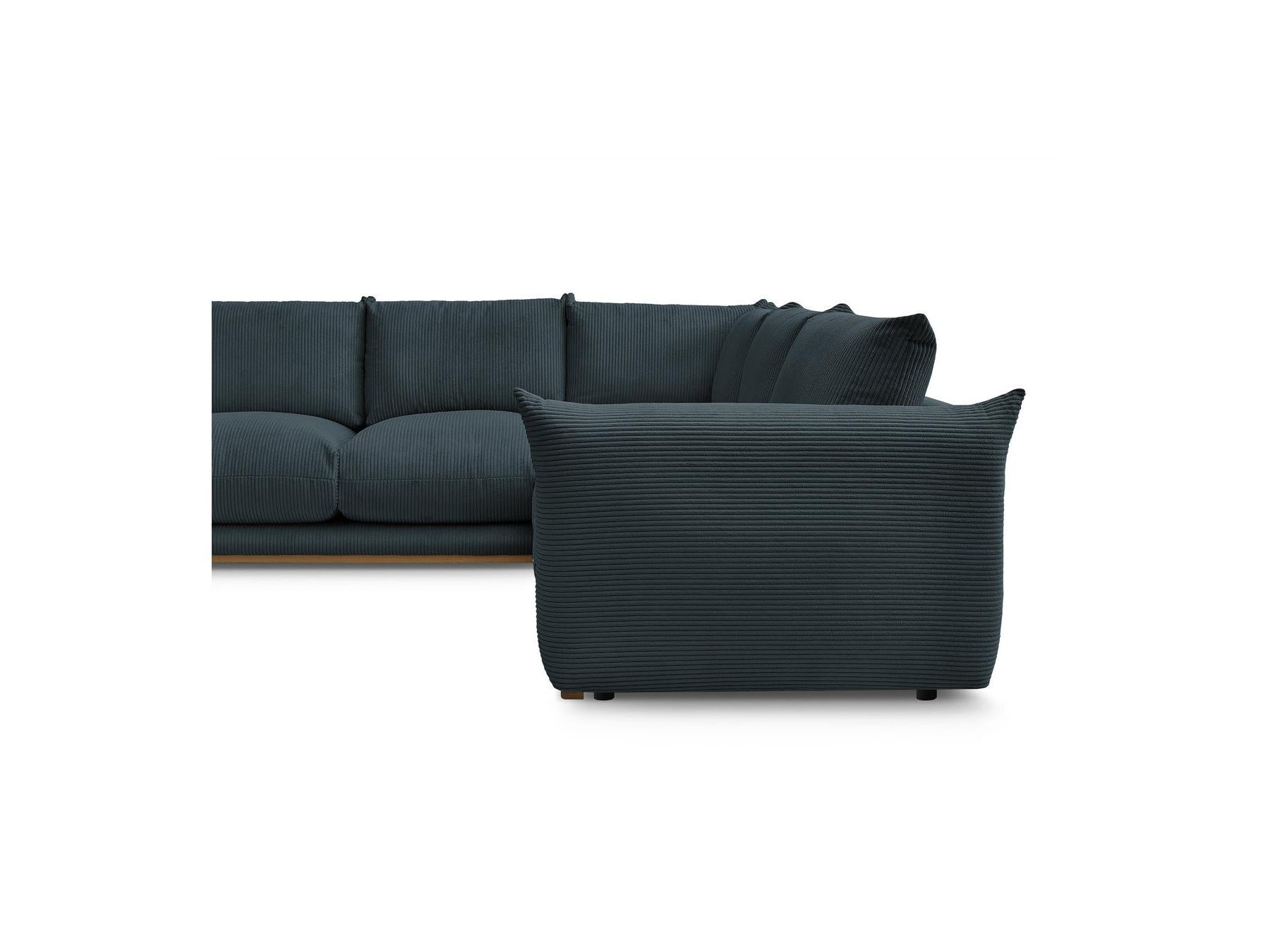 Ernest - Fixed Corner Sofa - Corduroy Fabric