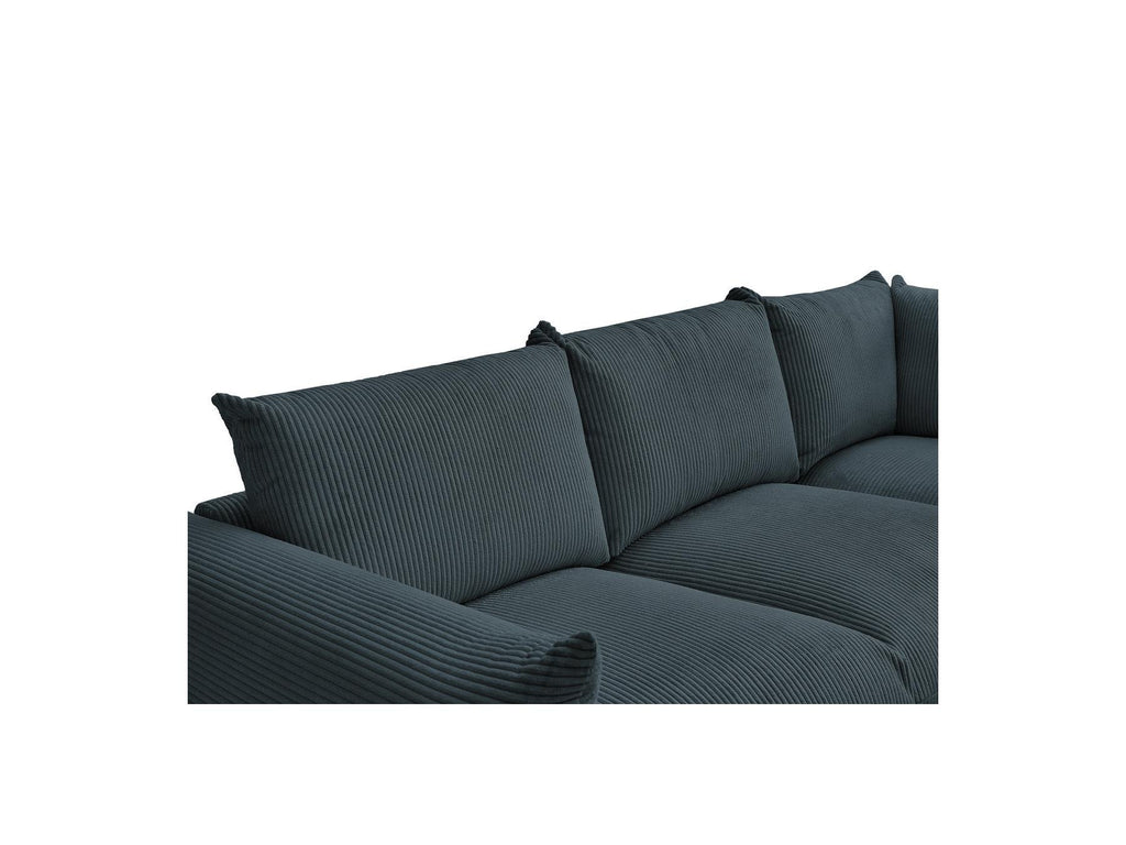 Ernest - Fixed Corner Sofa - Corduroy Fabric
