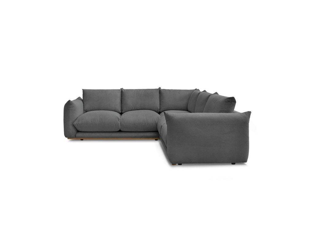 Ernest - Fixed Corner Sofa - Corduroy Fabric