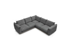 Ernest - Fixed Corner Sofa - Corduroy Fabric