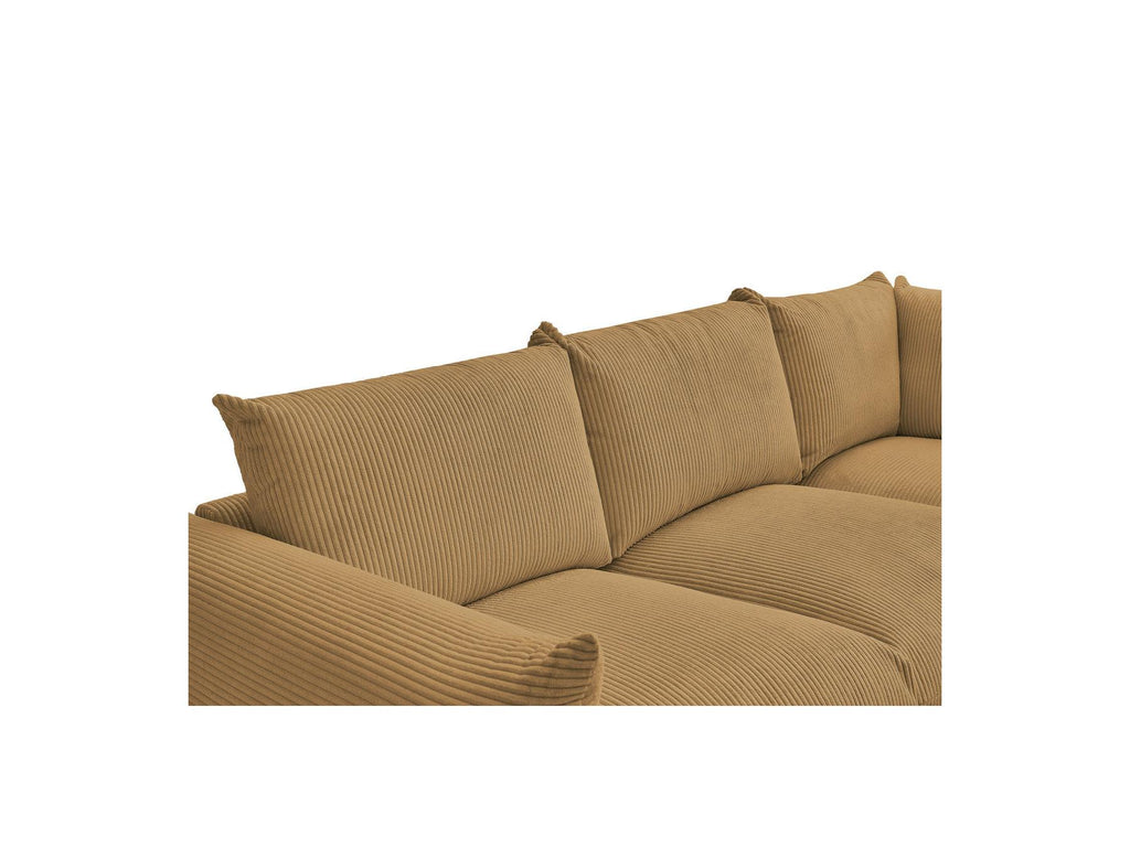 Ernest - Fixed Corner Sofa - Corduroy Fabric