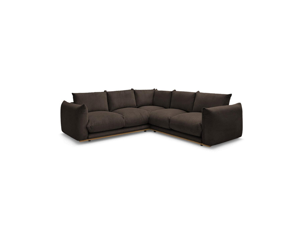 Ernest - Fixed Corner Sofa - Corduroy Fabric