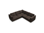 Ernest - Fixed Corner Sofa - Corduroy Fabric