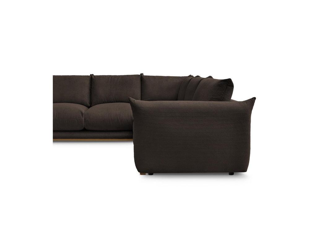 Ernest - Fixed Corner Sofa - Corduroy Fabric