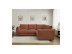 Ernest - Fixed Corner Sofa - Corduroy Fabric