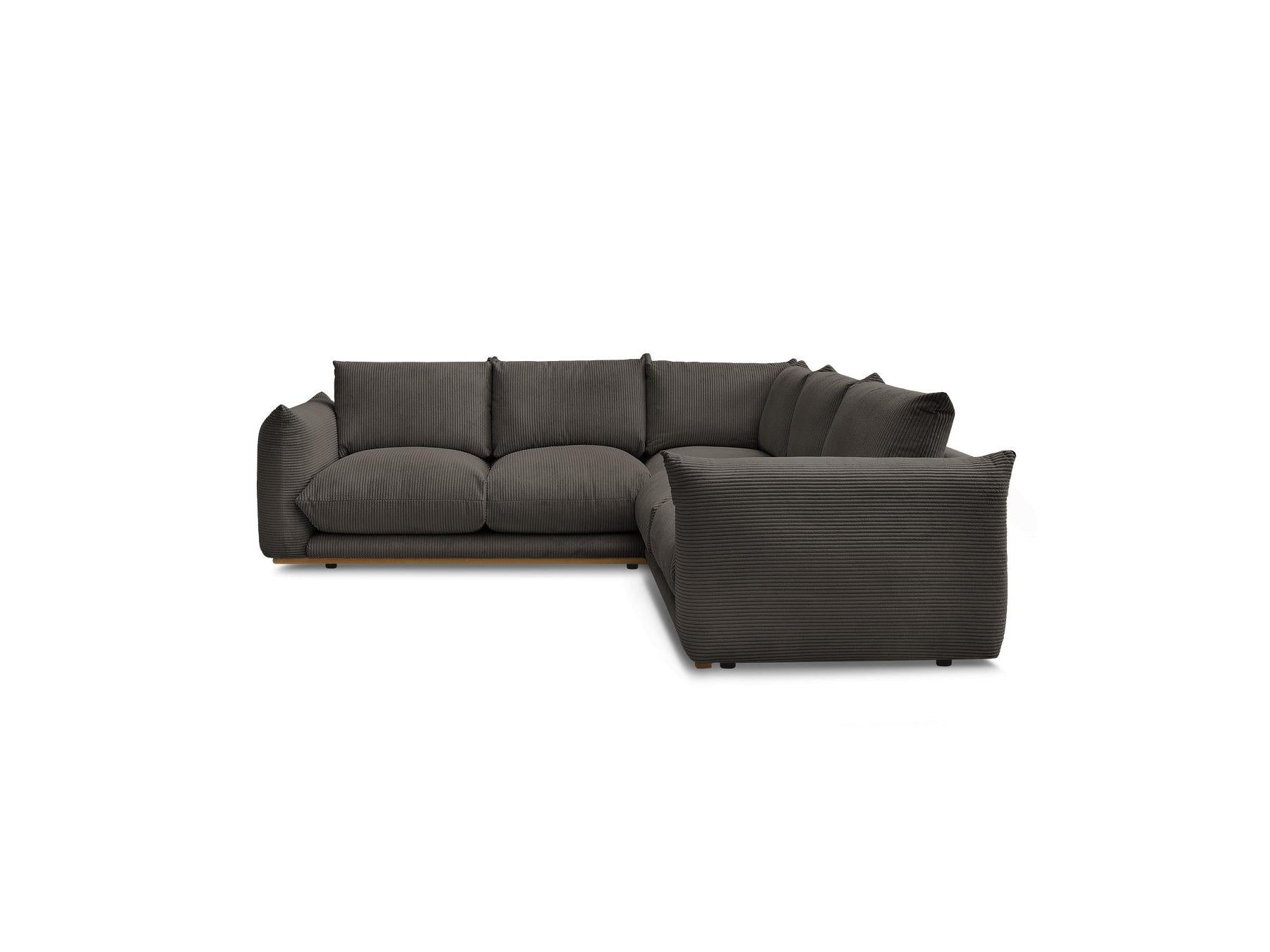Ernest - Fixed Corner Sofa - Corduroy Fabric
