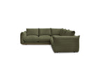 Ernest - Fixed Corner Sofa - Corduroy Fabric