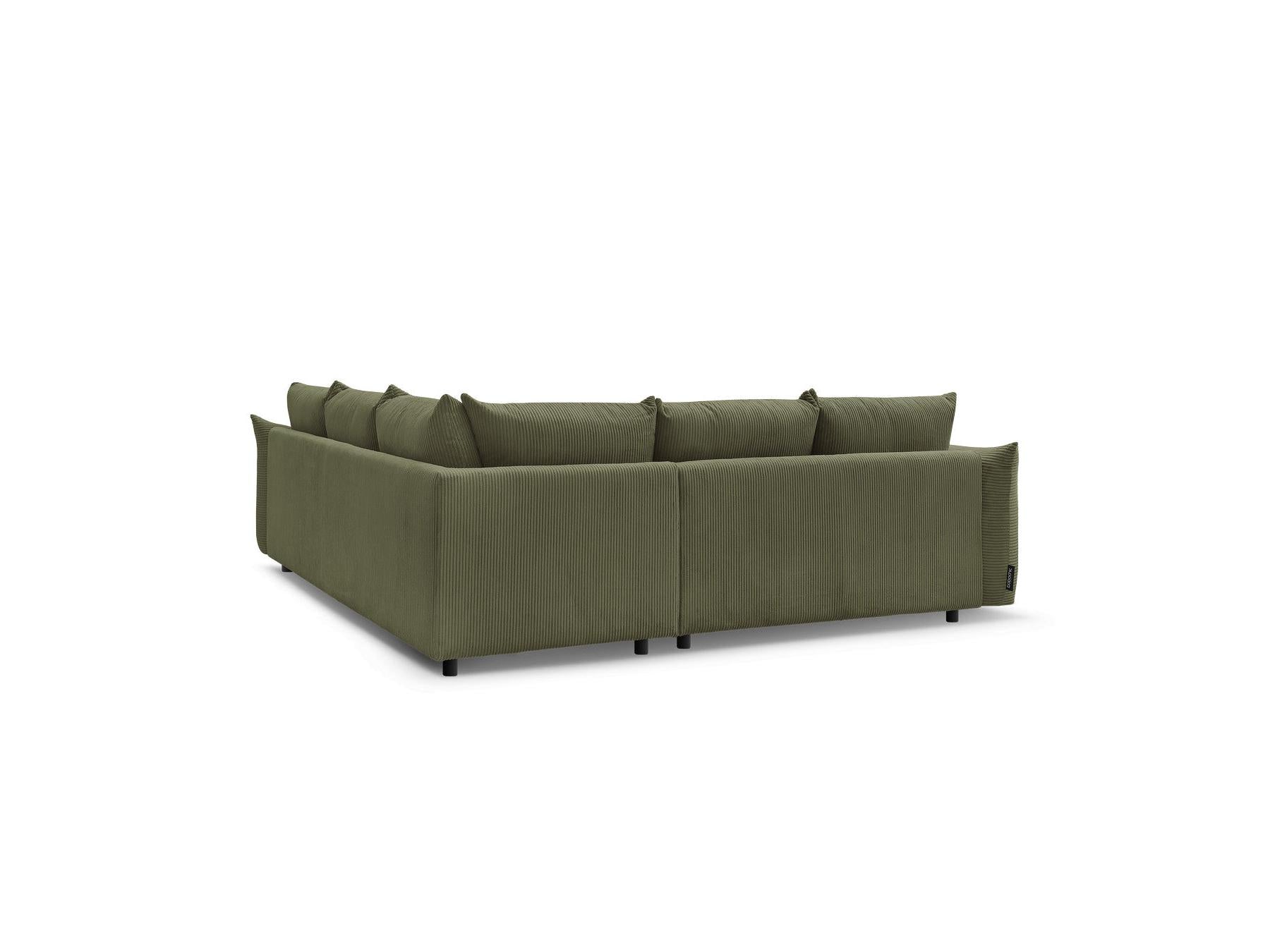 Ernest - Fixed Corner Sofa - Corduroy Fabric