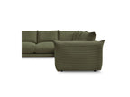 Ernest - Fixed Corner Sofa - Corduroy Fabric