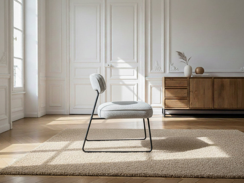 Manon - Lot De 2 Fauteuils - Tissu Bouclette