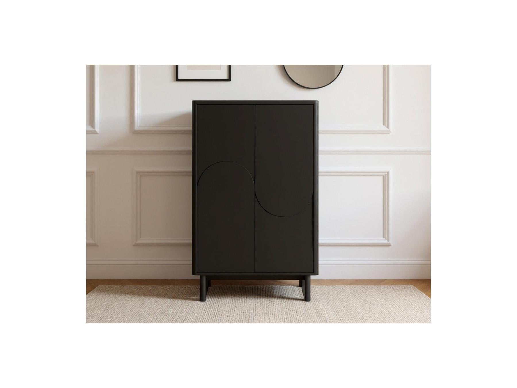 Esteban - Buffet Haut 2 Portes - Formes Géométriques