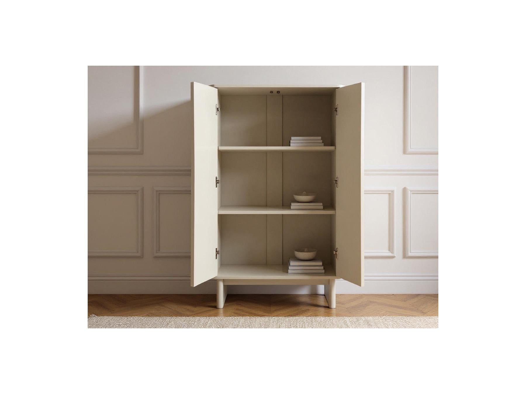 Esteban - Buffet Haut 2 Portes - Formes Géométriques