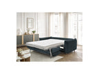 Ernest - Canapé Droit Convertible 3 Places - Tissu Velours Côtelé