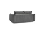 Ernest - Canapé Droit Convertible 3 Places - Tissu Velours Côtelé