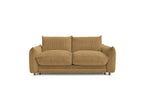 Ernest - Canapé Droit Convertible 3 Places - Tissu Velours Côtelé